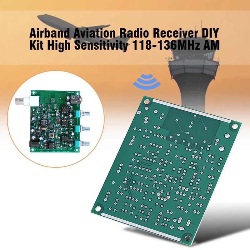 ZERONE طقم استقبال راديو الطيران DIY، حساسية عالية 118-136 ميغاهرتز راديو استقبال نطاق الهواء طقم استقبال نطاق الطيران DIY - Image 4